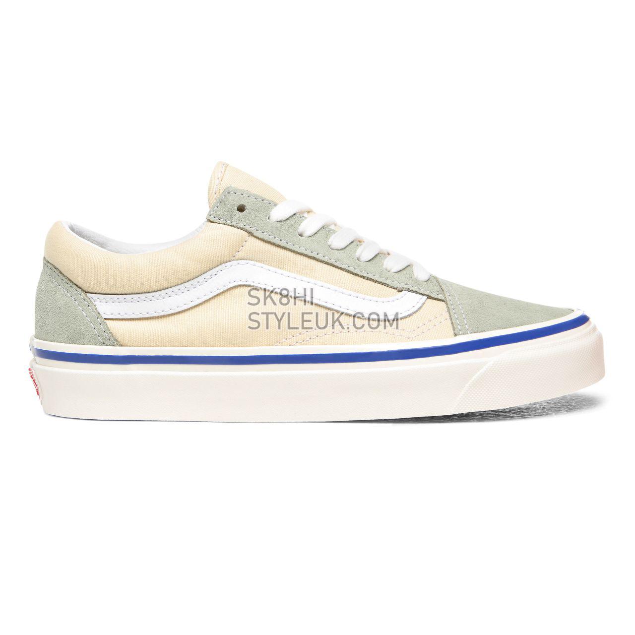 Vans Anaheim Factory Old Skool 36 DX Grey Classic Womens - (Anaheim Factory) Og Cream/Og Platinum VN0A38G2XFK Shoes