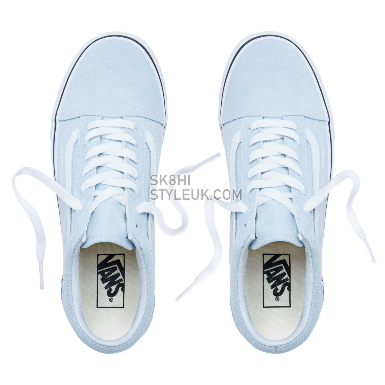 Vans Old Skool Blue Classic Womens - Baby Blue/True White VN0A38G1Q6K Shoes