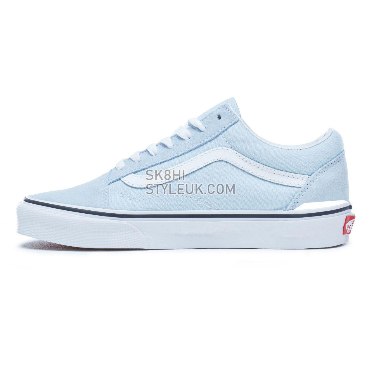 Vans Old Skool Blue Classic Womens - Baby Blue/True White VN0A38G1Q6K Shoes