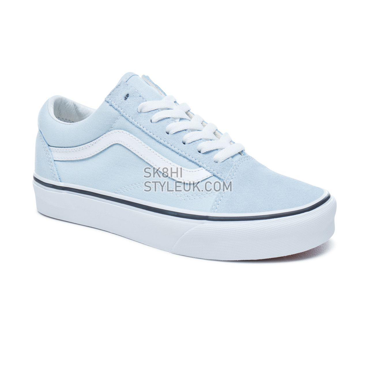 Vans Old Skool Blue Classic Womens - Baby Blue/True White VN0A38G1Q6K Shoes