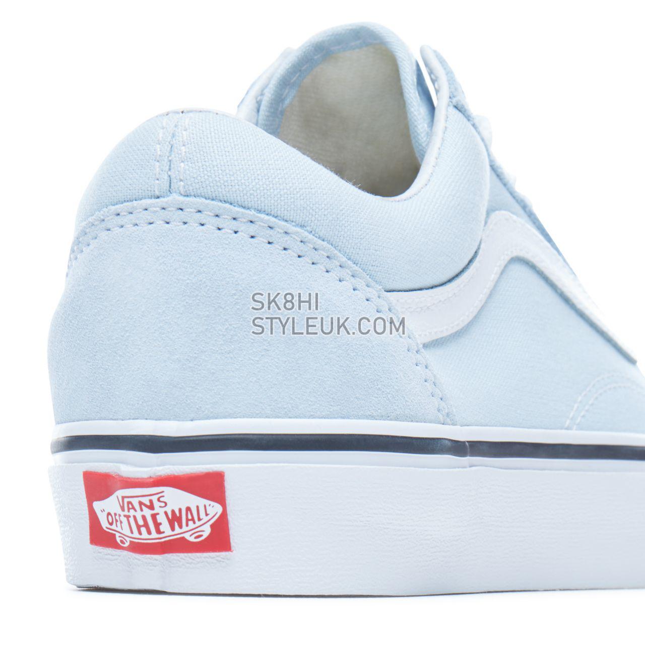 Vans Old Skool Blue Classic Womens - Baby Blue/True White VN0A38G1Q6K Shoes