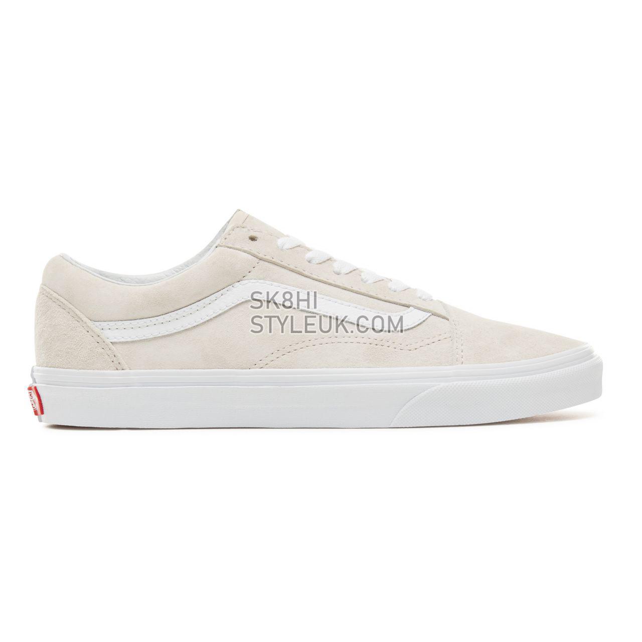 Vans Suede Old Skool Classic Mens Womens - (Pig Suede) Moonbeam/True White VA38G1U5L Shoes