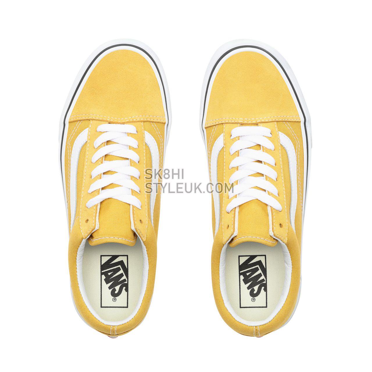 Vans Old Skool Yellow Classic Womens - Yolk Yellow VN0A38G1VRQ Shoes