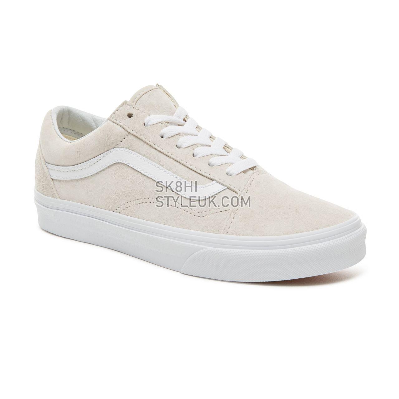 Vans Suede Old Skool Classic Mens Womens - (Pig Suede) Moonbeam/True White VA38G1U5L Shoes