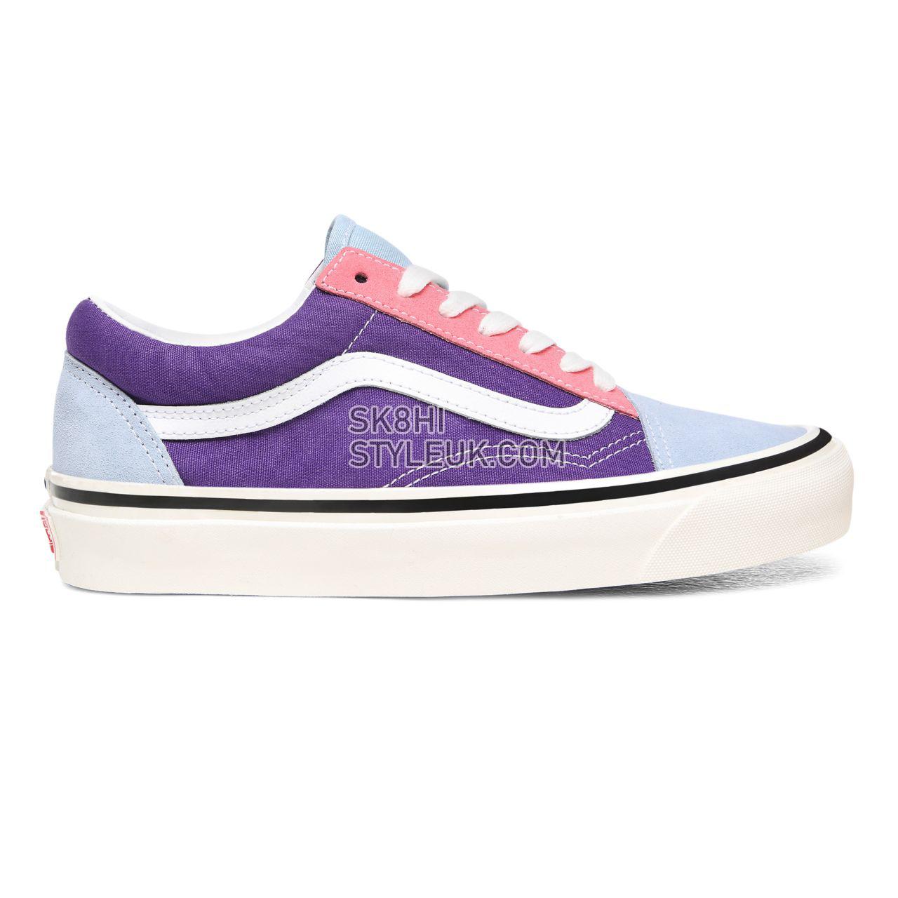 Vans Anaheim Factory Old Skool 36 DX Multicolour Classic Womens - (Anaheim Factory) Og Light Blue/Og Purple/Og Pink VN0A38G2XFL 