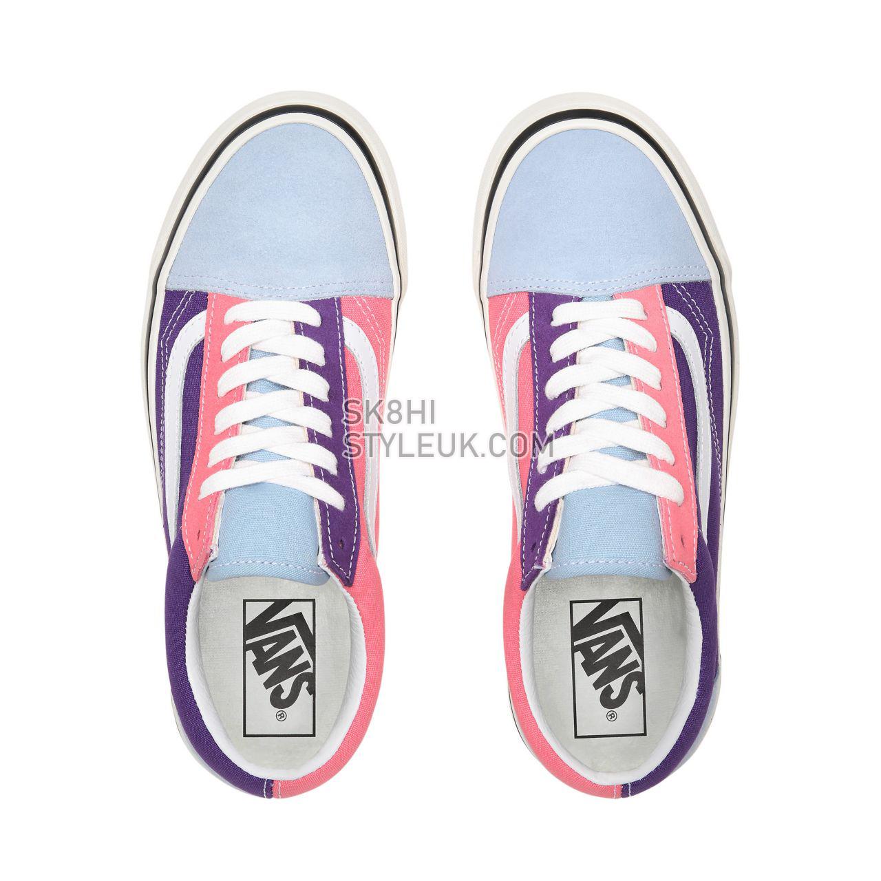 Vans Anaheim Factory Old Skool 36 DX Multicolour Classic Womens - (Anaheim Factory) Og Light Blue/Og Purple/Og Pink VN0A38G2XFL 