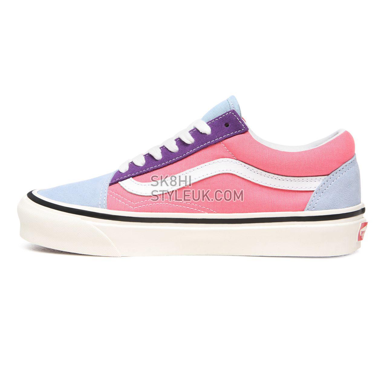 Vans Anaheim Factory Old Skool 36 DX Multicolour Classic Womens - (Anaheim Factory) Og Light Blue/Og Purple/Og Pink VN0A38G2XFL 