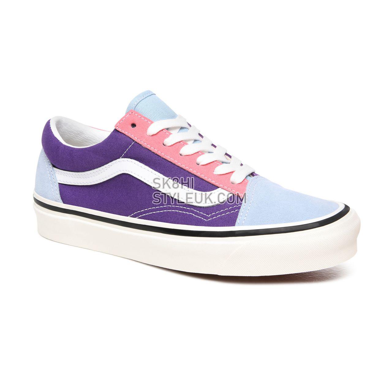 Vans Anaheim Factory Old Skool 36 DX Multicolour Classic Womens - (Anaheim Factory) Og Light Blue/Og Purple/Og Pink VN0A38G2XFL 