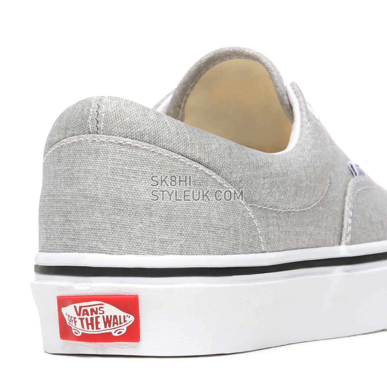 Vans Era Grey Classic Womens - Silver/True White VN0A4U39X1K Shoes