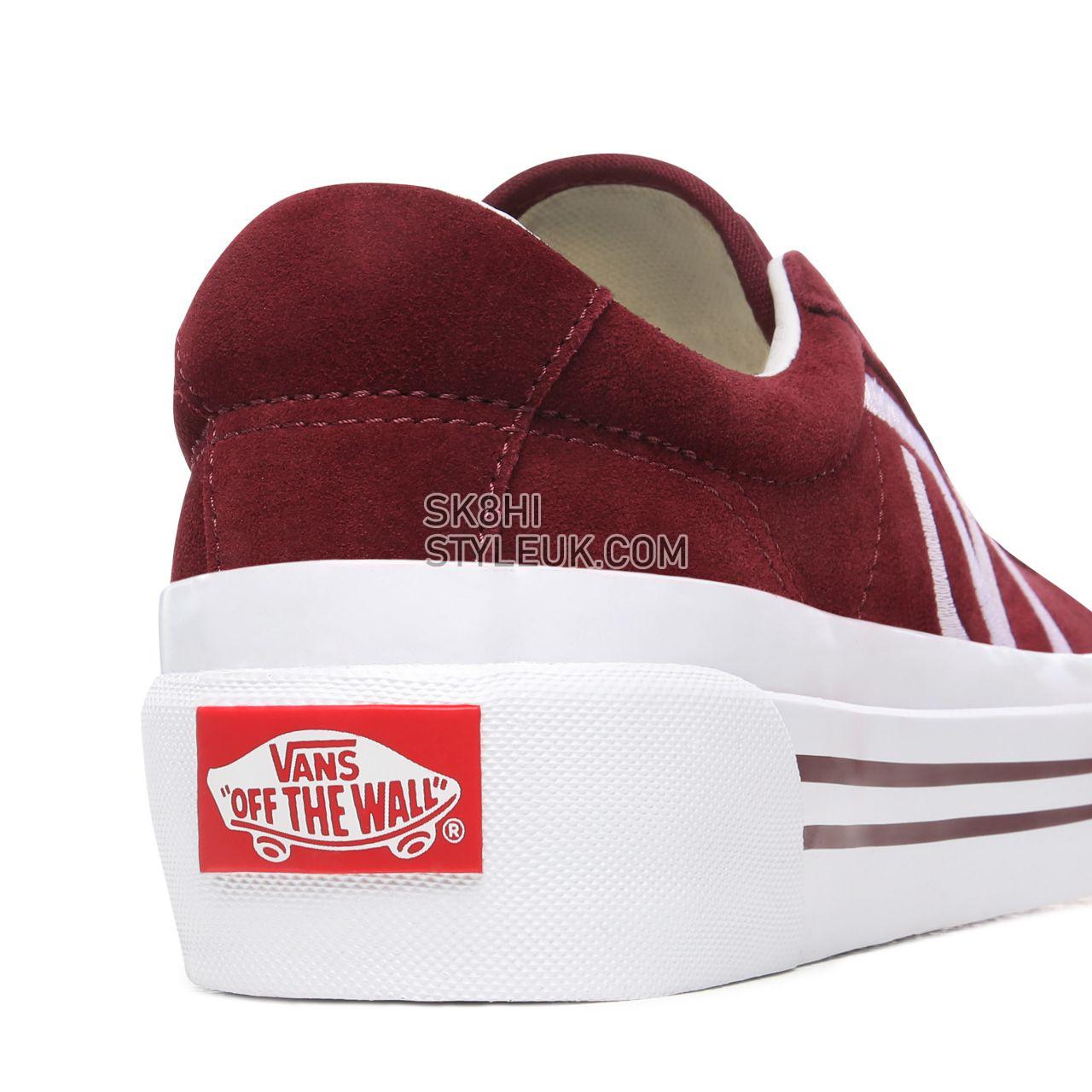 Vans Suede Sid NI Red Classic Womens - (Suede) Port Royale/True White VN0A4BNFJQR Shoes