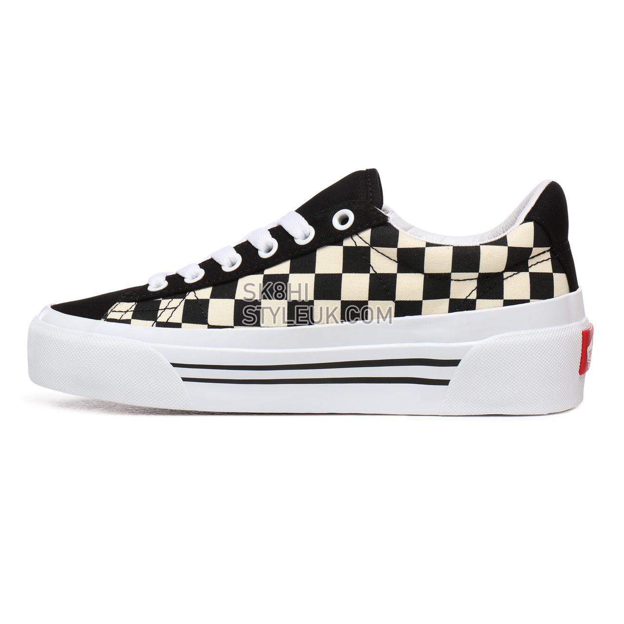 Vans Checkerboard Sid NI Black Classic Womens - (Checkerboard) True White/Black VN0A4BNF27I Shoes