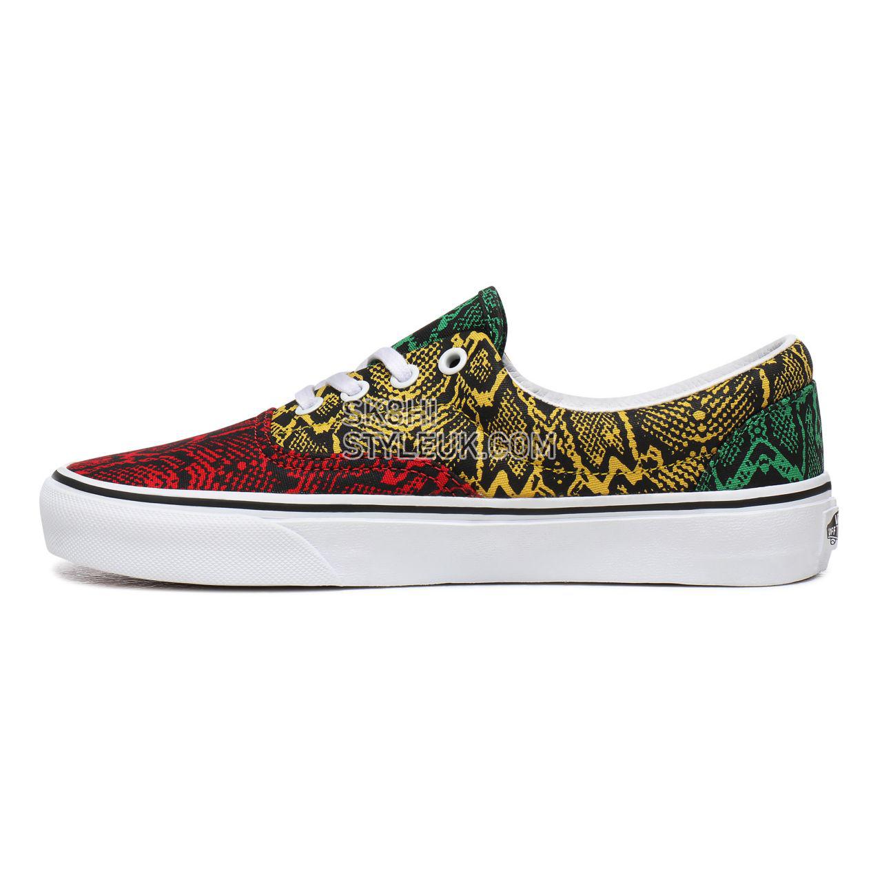 Vans Multi Python Era Multicolour Classic Womens - (Multi Python) Rasta/True White VN0A4U39WZ3 Shoes