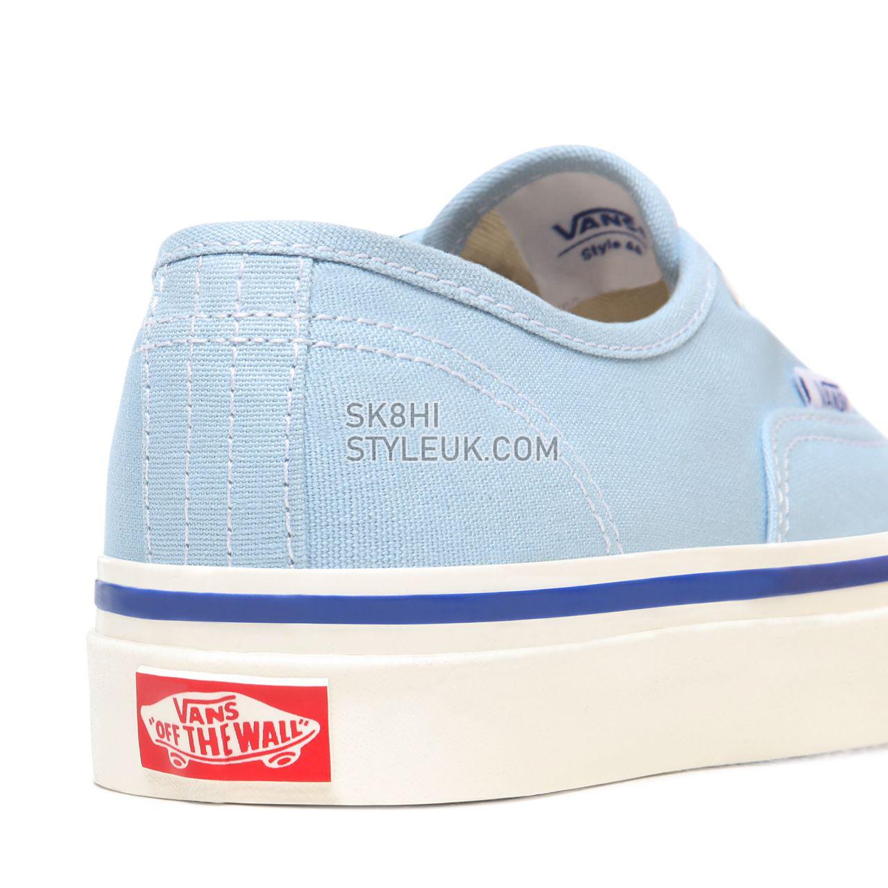 Vans Anaheim Factory Authentic 44 DX Blue Classic Womens - (Anaheim Factory) Og Light Blue/Og Heart Lace VN0A38ENWO6 Shoes