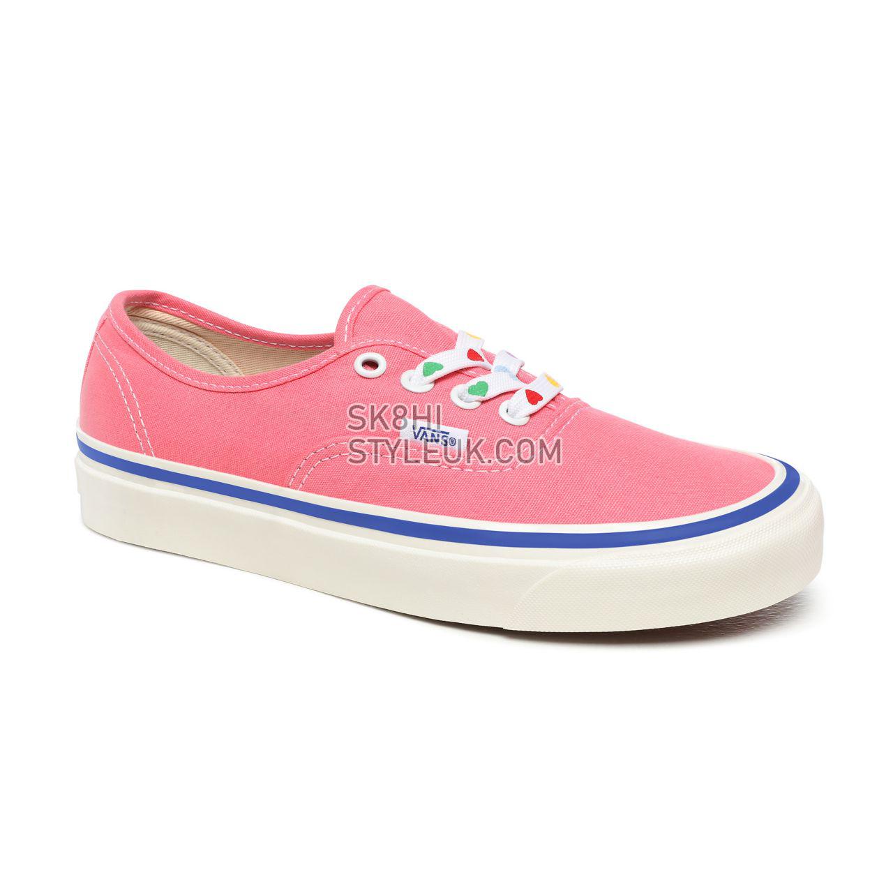 Vans Anaheim Factory Authentic 44 DX Pink Classic Womens - (Anaheim Factory) Og Pink/Og Heart Lace VN0A38ENWO7 Shoes