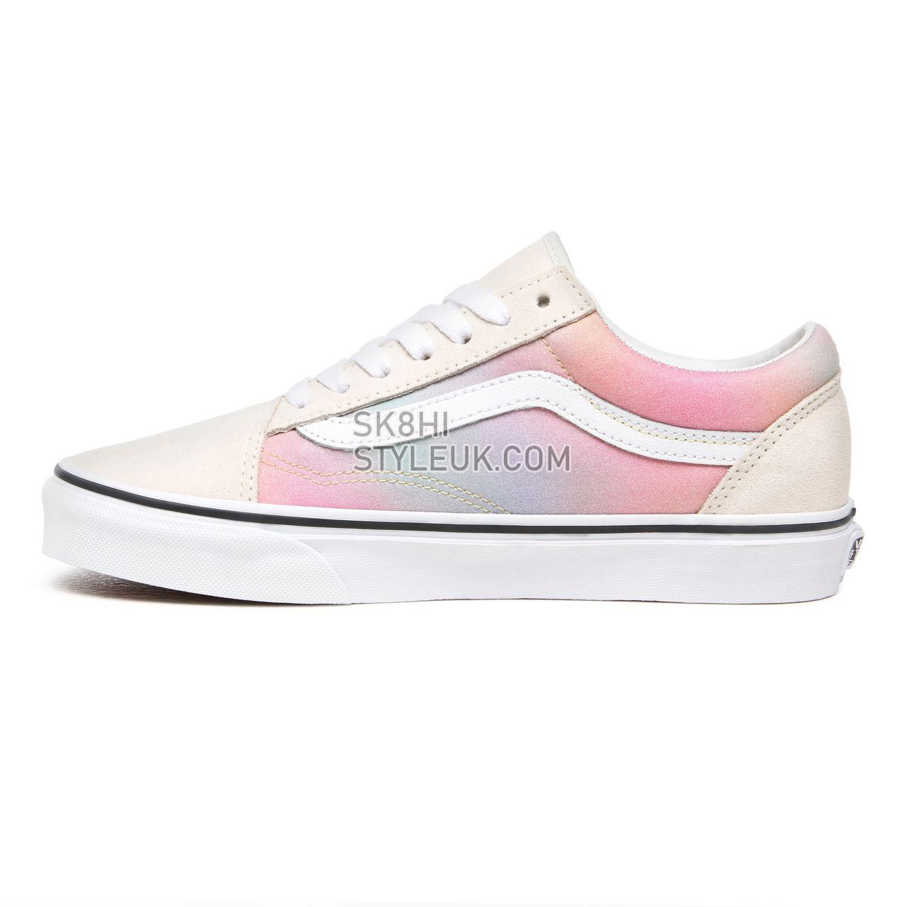 Vans Aura Shift Old Skool Multicolour Classic Womens - (Aura Shift) Multi/True White VN0A4U3BWGQ Shoes