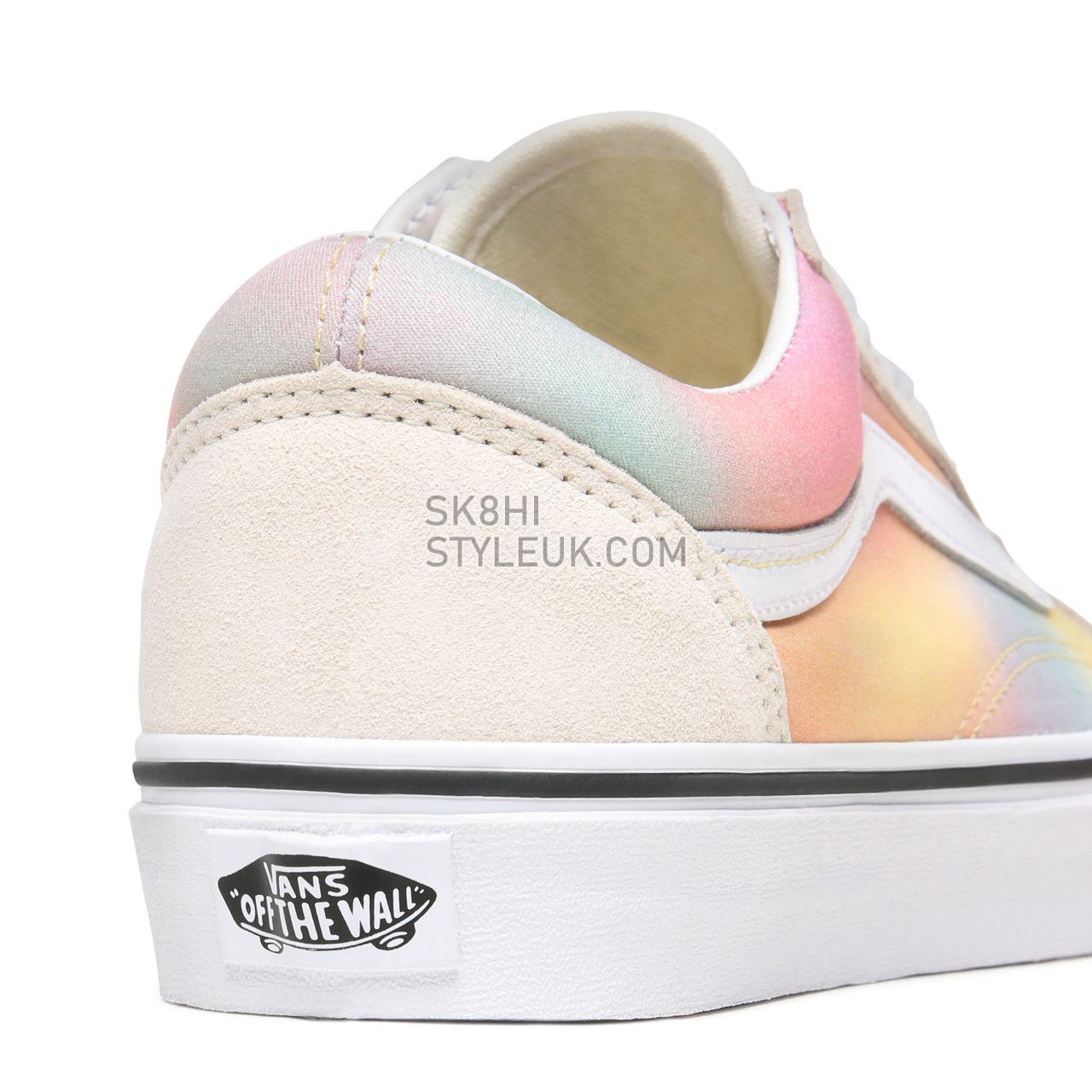 Vans Aura Shift Old Skool Multicolour Classic Womens - (Aura Shift) Multi/True White VN0A4U3BWGQ Shoes