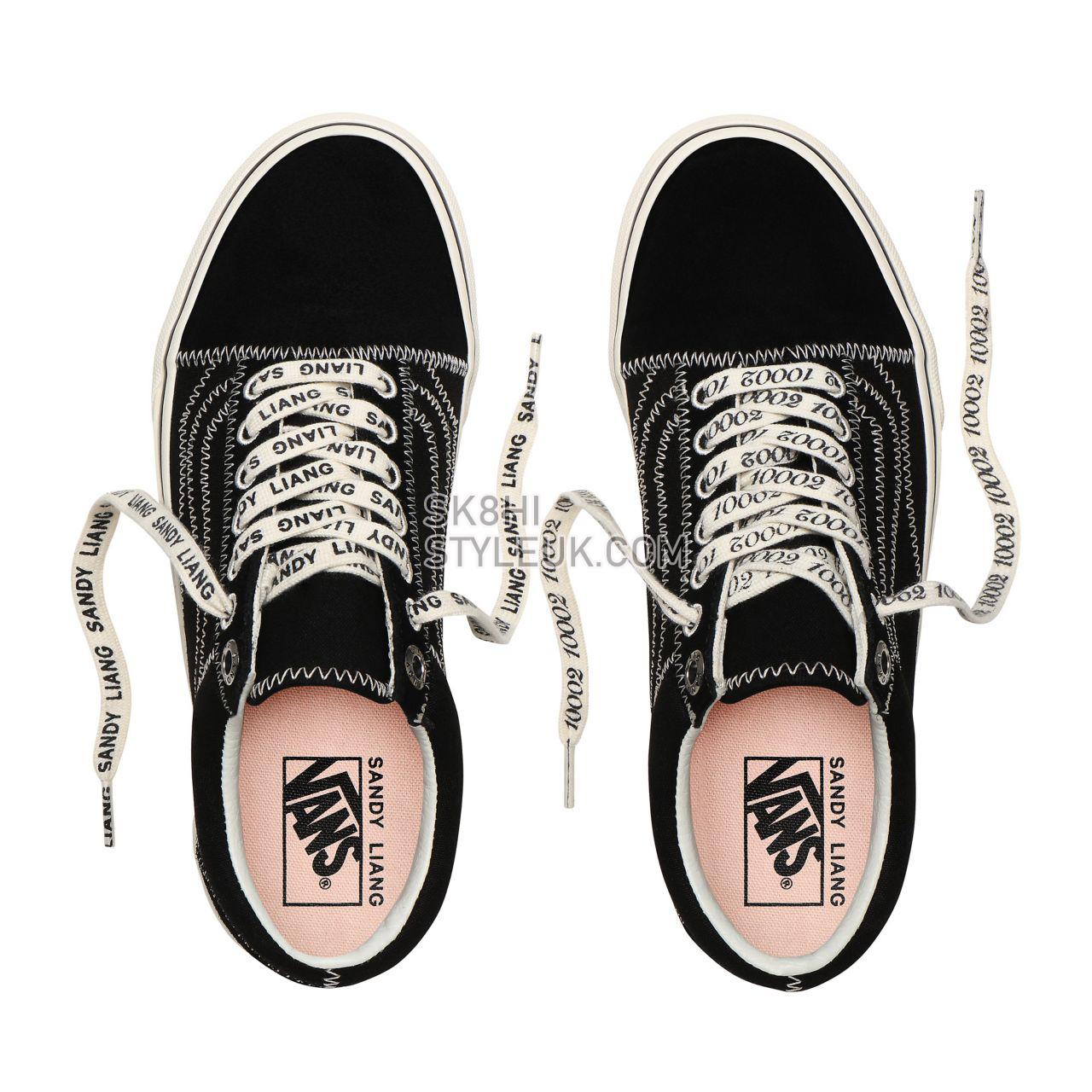 Vans x Sandy Liang Old Skool Black Classic Womens - (Sandy Liang) Delancey/True White VN0A4U3BXF5 Shoes