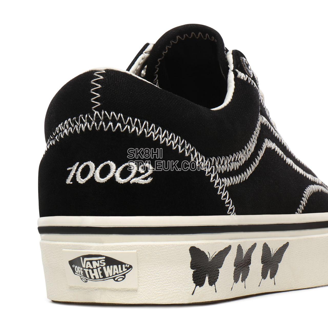 Vans x Sandy Liang Old Skool Black Classic Womens - (Sandy Liang) Delancey/True White VN0A4U3BXF5 Shoes