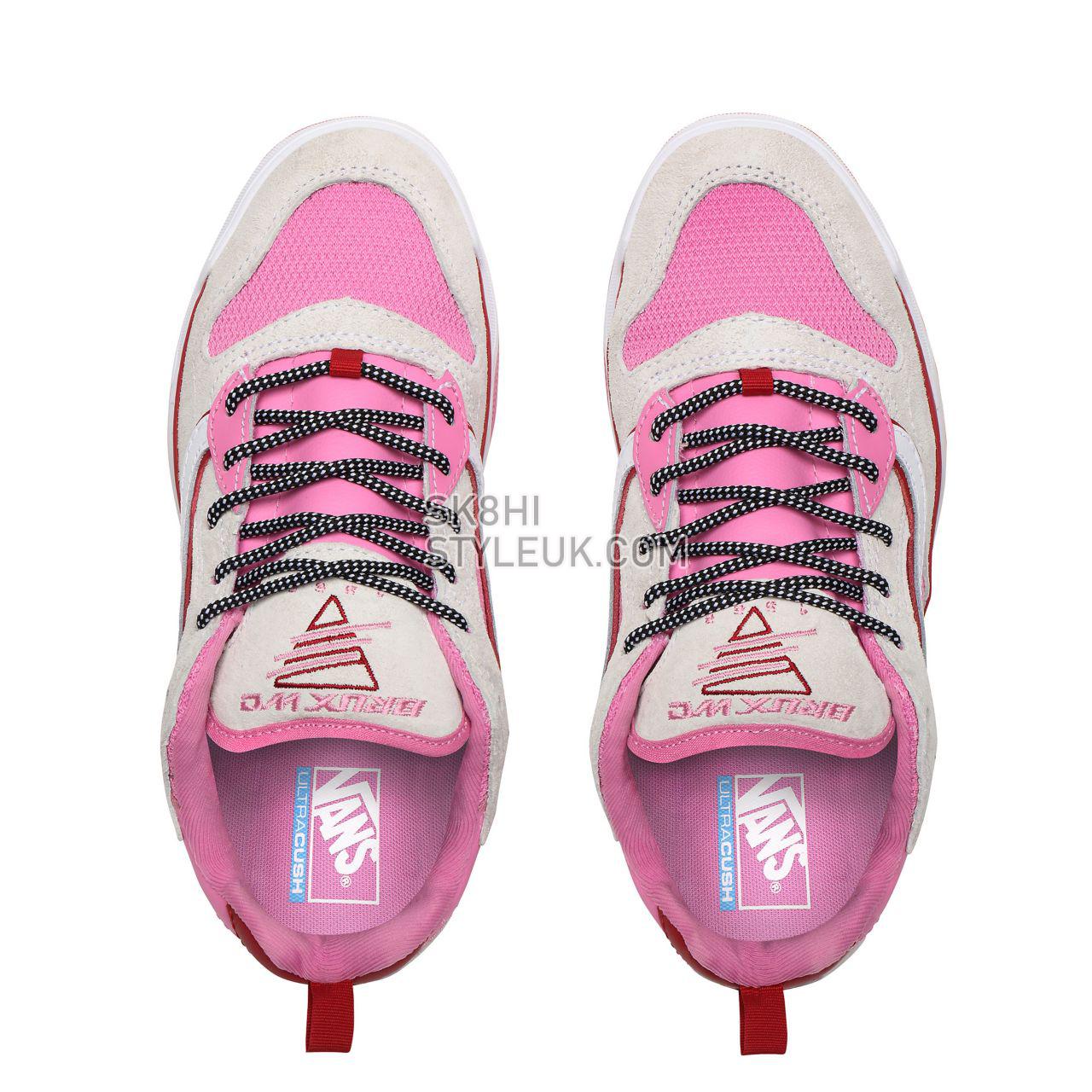 Vans Mini Check Brux WC Pink Classic Womens - (Mini Check) Fuchsia Pink/Chili Pepper VN0A4BH4WR1 Shoes