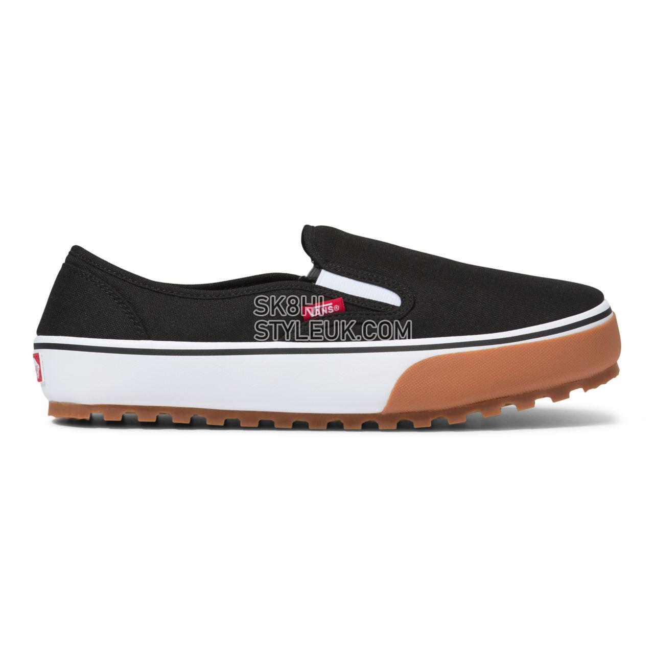 Vans Snow Lodge Slipper Vansguard Black Classic Mens Womens - Black/White VN0A5JI2Y28 Shoes