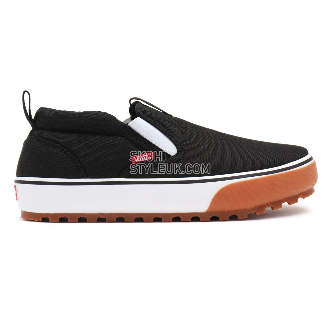 Vans Snow Lodge Slipper Mid Vansguard Black Classic Mens Womens - Black/White VN0A5JI3Y28 Shoes