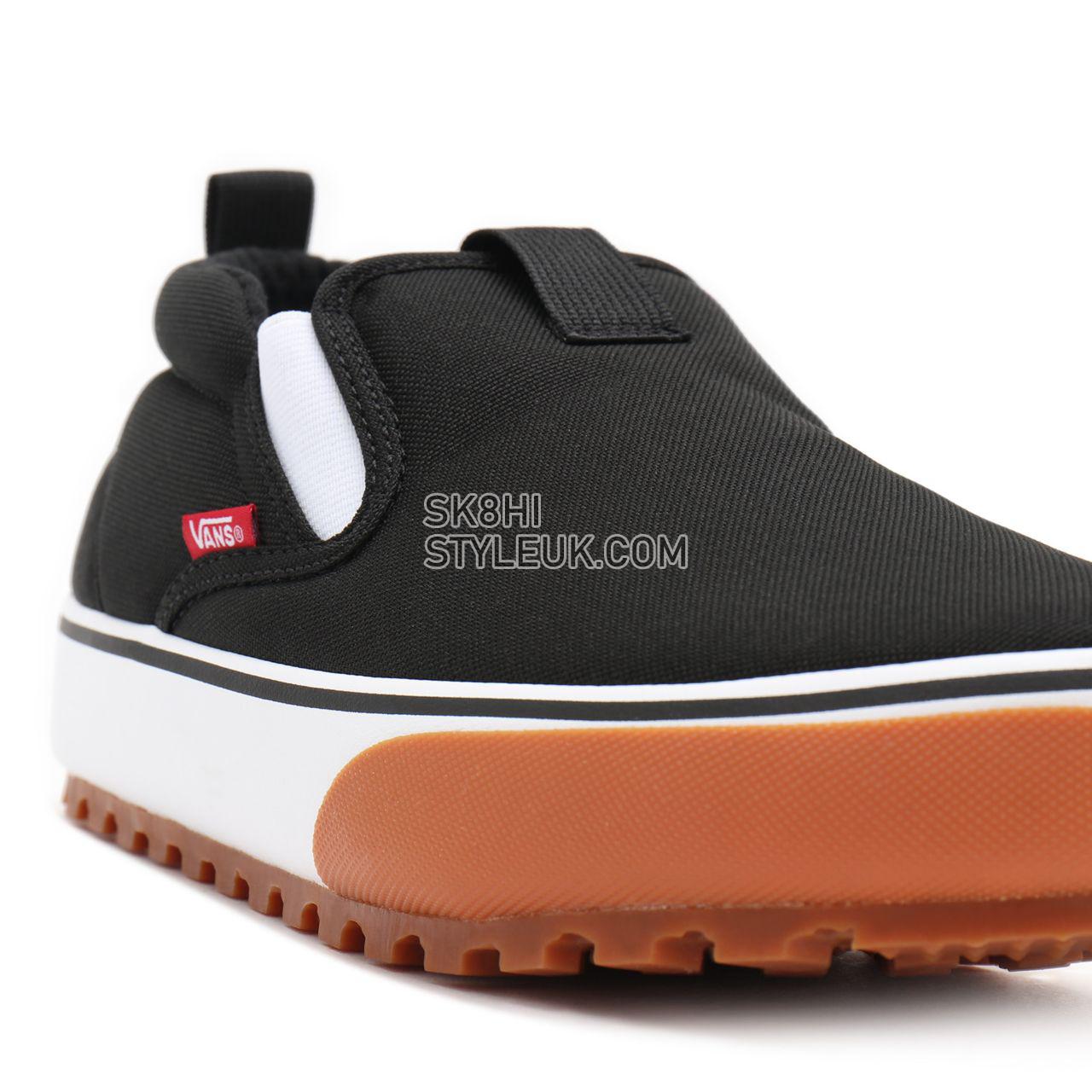 Vans Snow Lodge Slipper Mid Vansguard Black Classic Mens Womens - Black/White VN0A5JI3Y28 Shoes