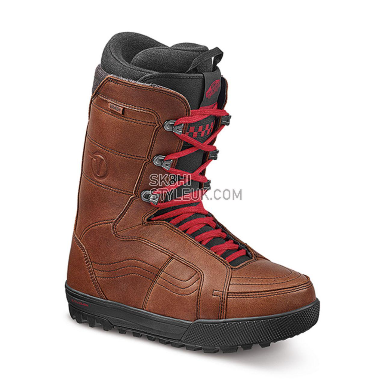 Vans Hi-Standard Pro Snowboard Boots Mens Womens - Brown/Red VN0A3TFKBRX Shoes