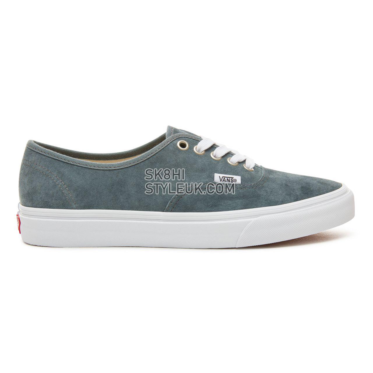 Vans Suede Authentic Classic Mens Womens - (Pig Suede) Stormy Weather/True White VA38EMU5N Shoes