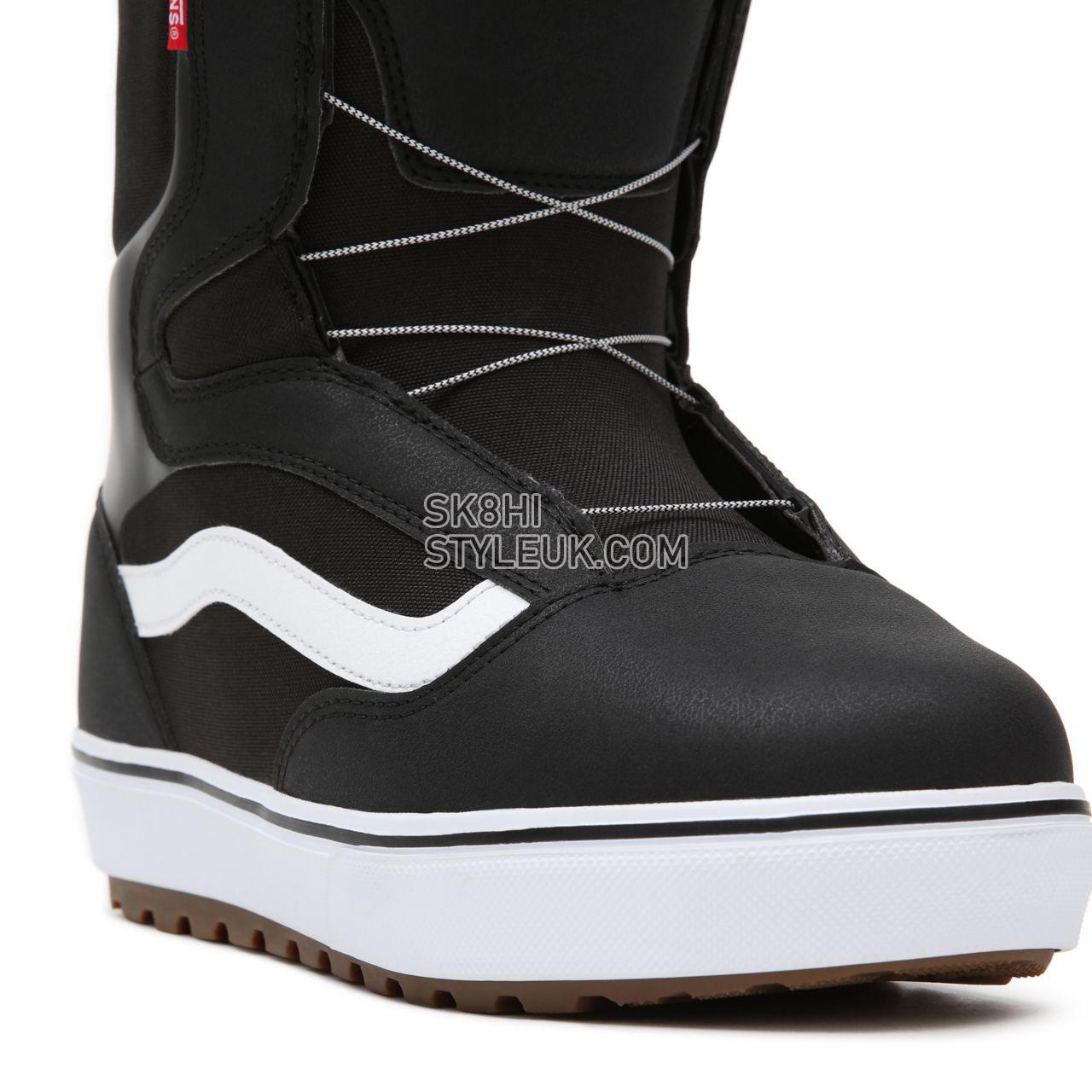 Vans Men Aura OG Snowboard Boots Mens Womens - Black/White 20 VN0A54FZ0BN Shoes