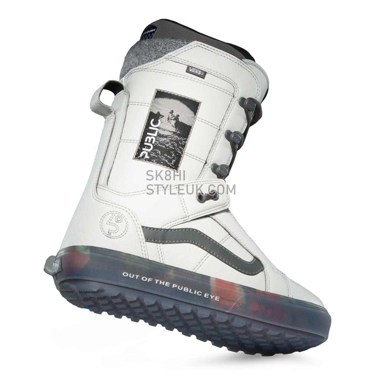 Vans Public Hi-Standard OG Snowboard Boots Mens Womens - (Public) gray/vaporous gray VN0A3TFJ238 Shoes