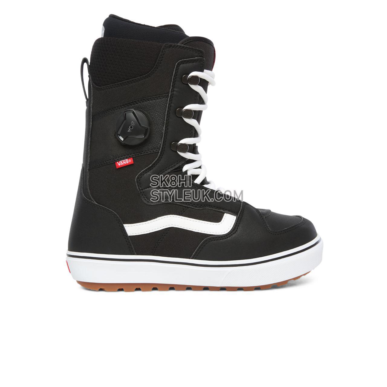 Vans Men Invado OG Snowboard Boots Mens Womens - Black/White VN0A54FMY28 Shoes