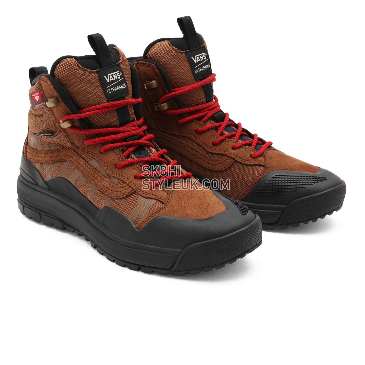 Vans UltraRange Exo Hi Gore-Tex MTE-2 Brown Classic Mens Womens - dachshund/black VN0A5KS6FW6 Shoes