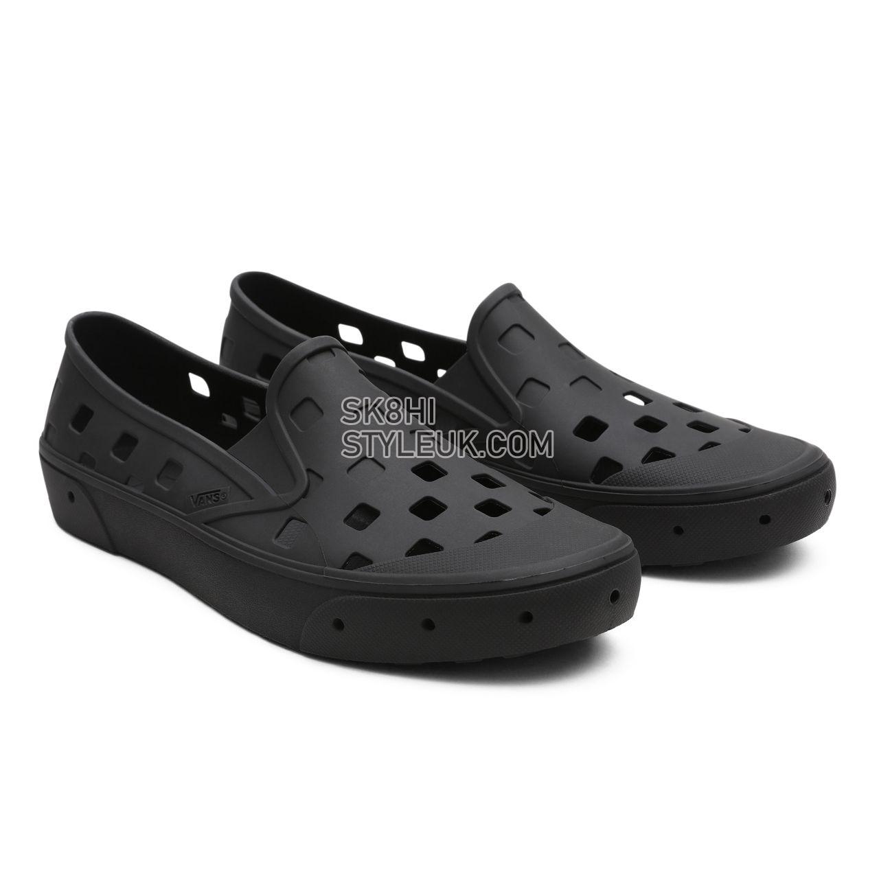 Vans Slip-On TRK Black Classic Mens Womens - Black VN0A5HF8BLK Shoes