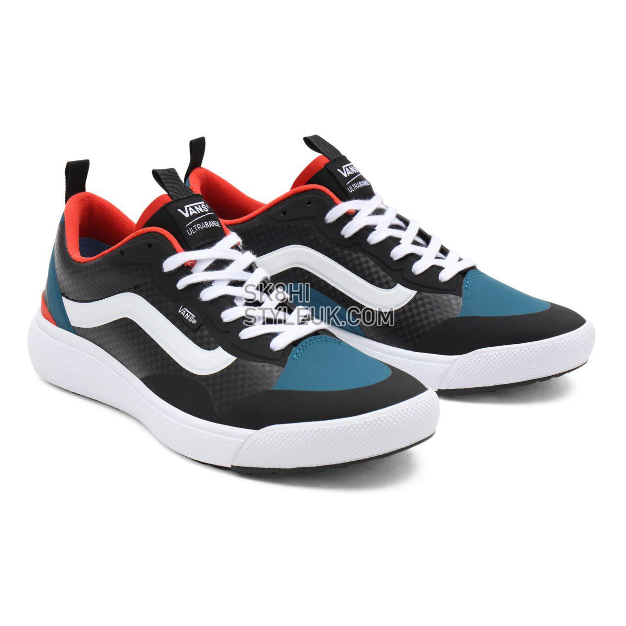 Vans Carbon UltraRange Exo Black Classic Mens Womens - (Carbon) black/electric orange VN0A4U1KA1Z Shoes