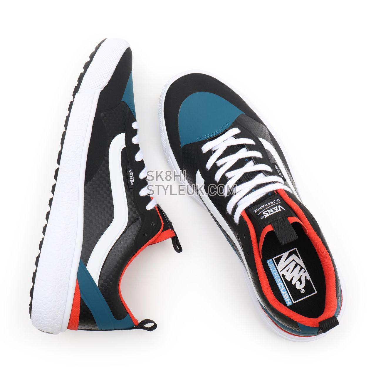 Vans Carbon UltraRange Exo Black Classic Mens Womens - (Carbon) black/electric orange VN0A4U1KA1Z Shoes