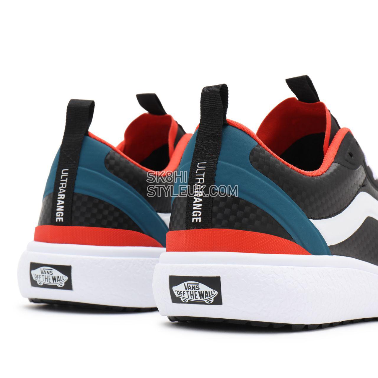 Vans Carbon UltraRange Exo Black Classic Mens Womens - (Carbon) black/electric orange VN0A4U1KA1Z Shoes