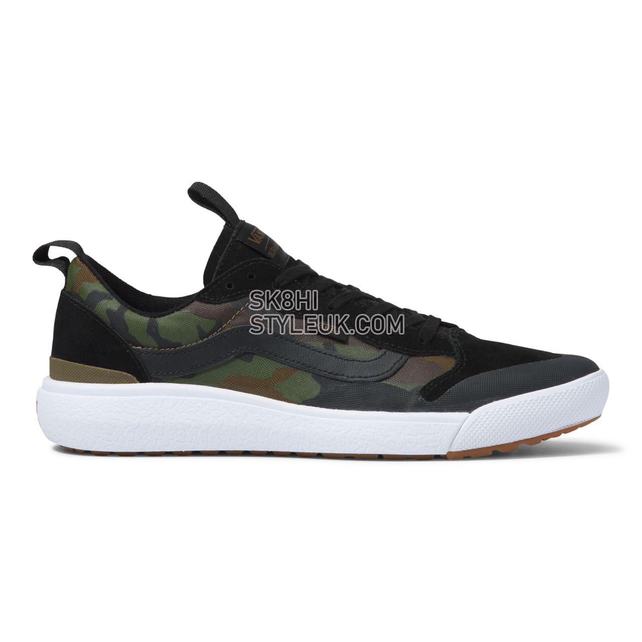 Vans Camo UltraRange Exo Se Black Classic Mens Womens - (Camo) black/marshmallow VN0A4UWMA2F Shoes