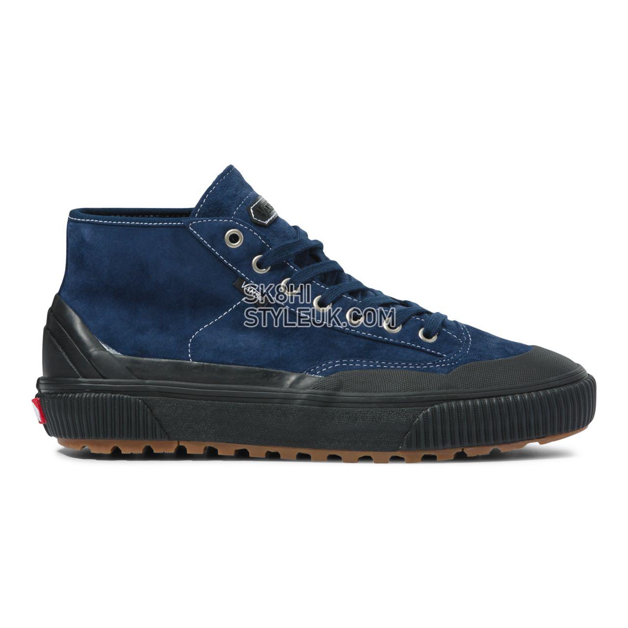 Vans Destruct Mid MTE-1 Navy Classic Mens Womens - Dress Blues/Black VN0A5KQULKV Shoes