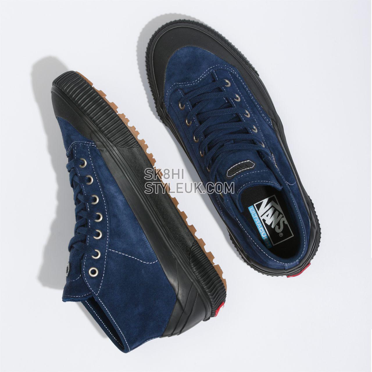 Vans Destruct Mid MTE-1 Navy Classic Mens Womens - Dress Blues/Black VN0A5KQULKV Shoes