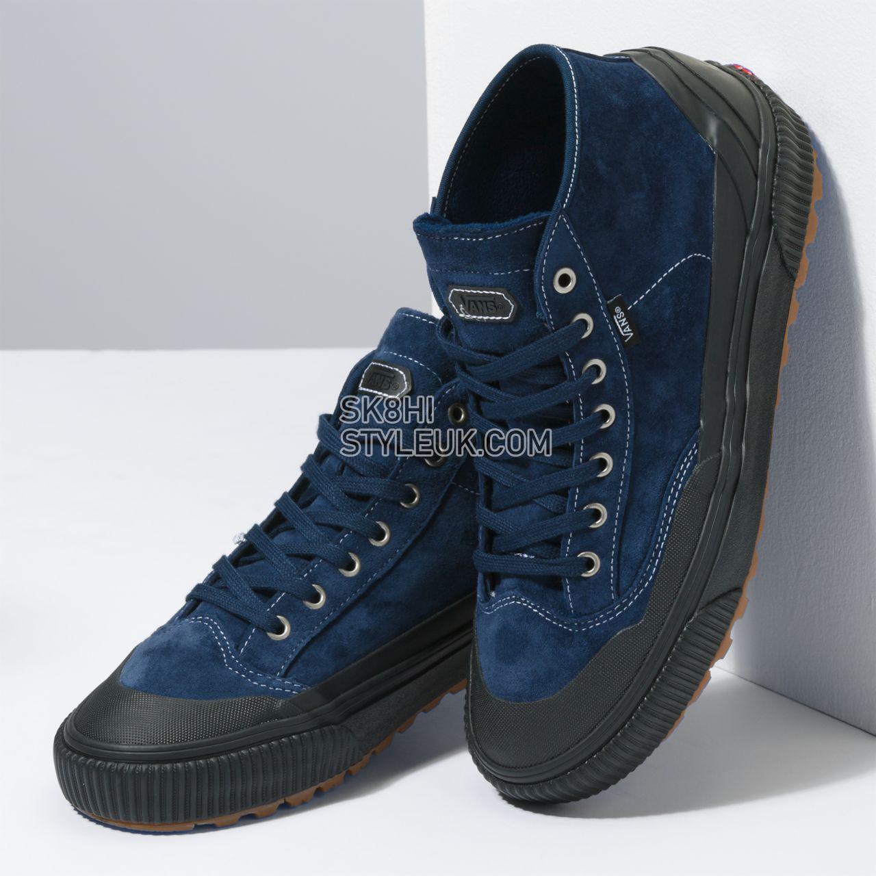 Vans Destruct Mid MTE-1 Navy Classic Mens Womens - Dress Blues/Black VN0A5KQULKV Shoes