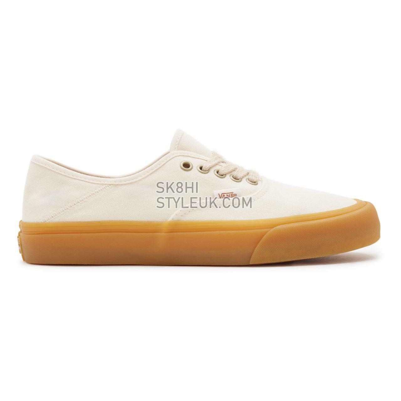 Vans Eco Theory Authentic Sf Beige Classic Mens Womens - (Eco Theory) natural/double light gum VN0A5HYP9GZ Shoes