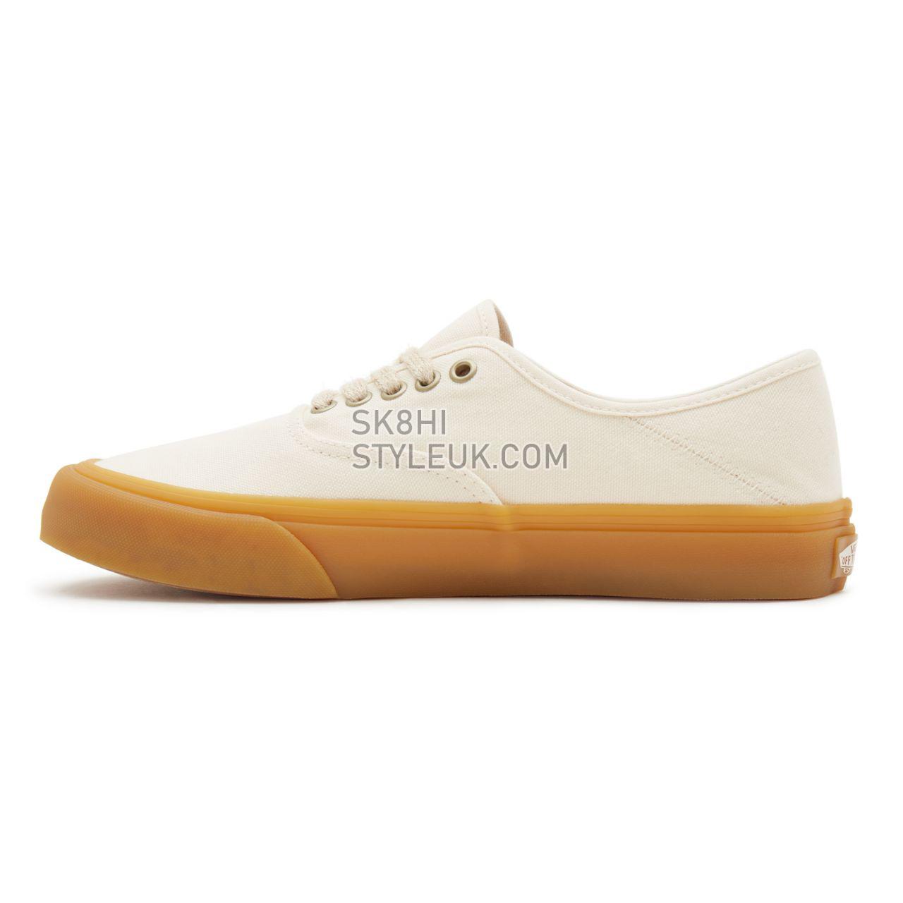 Vans Eco Theory Authentic Sf Beige Classic Mens Womens - (Eco Theory) natural/double light gum VN0A5HYP9GZ Shoes