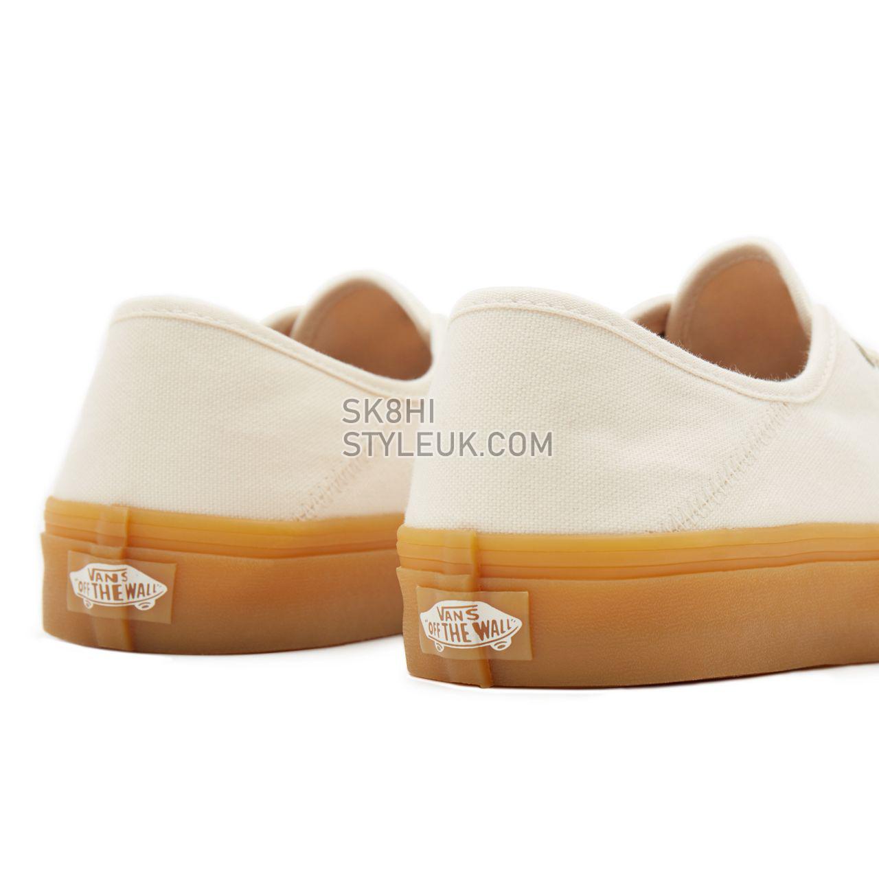 Vans Eco Theory Authentic Sf Beige Classic Mens Womens - (Eco Theory) natural/double light gum VN0A5HYP9GZ Shoes