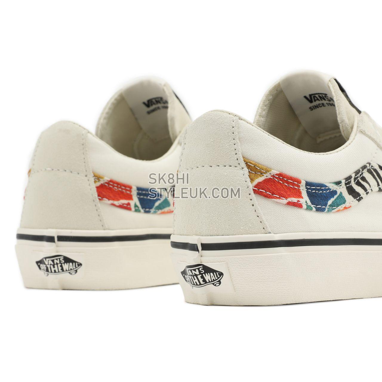 Vans Hanna Scott Sk8-Low Reissue Sf White Classic Mens Womens - (Hanna Scott) Multi/Marshmallow VN0A4UWIA61 Shoes