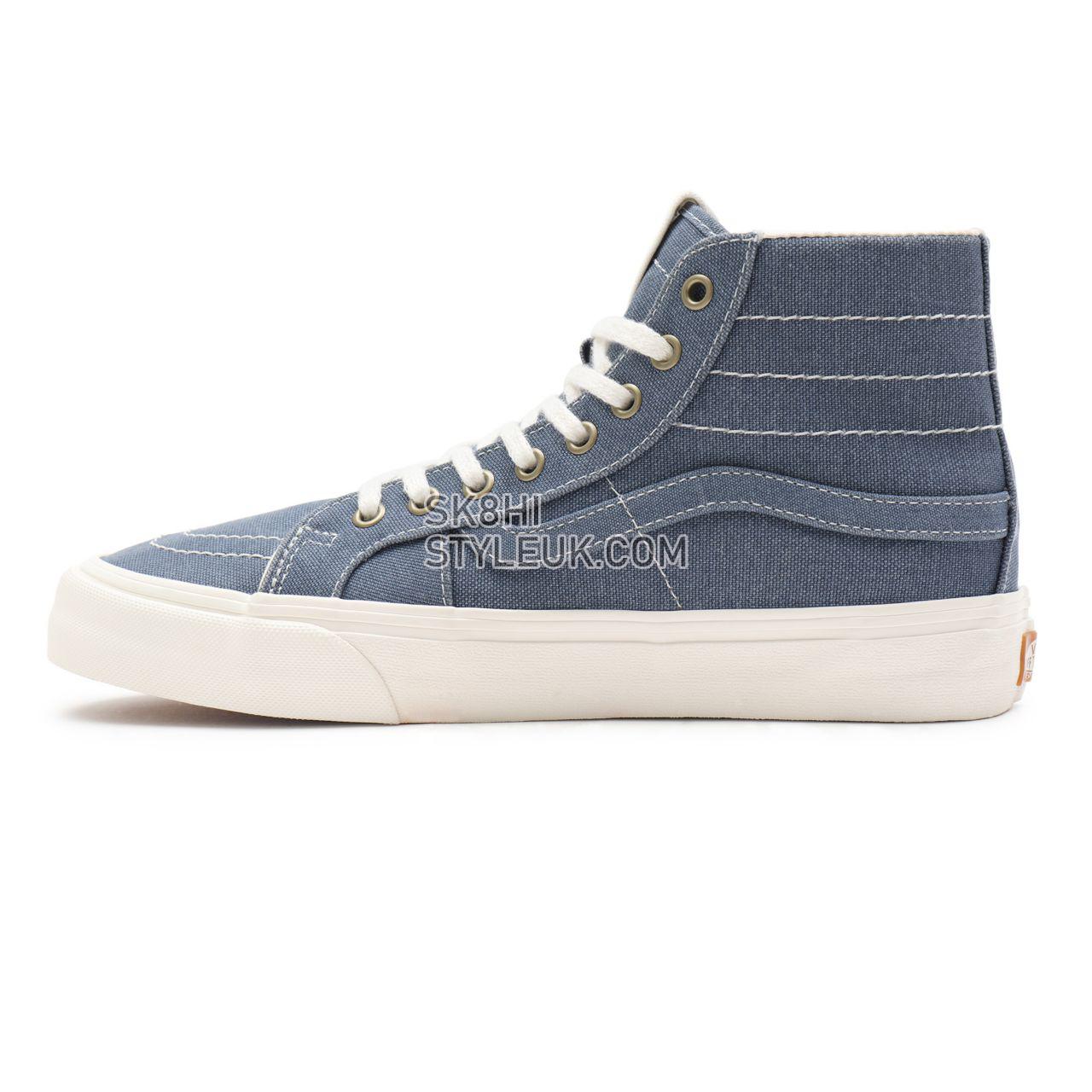 Vans Eco Theory Sk8-Hi 38 Decon Sf Blue Classic Mens Womens - (Eco Theory) cement blue/marshmallow VN0A4UWNA01 Shoes