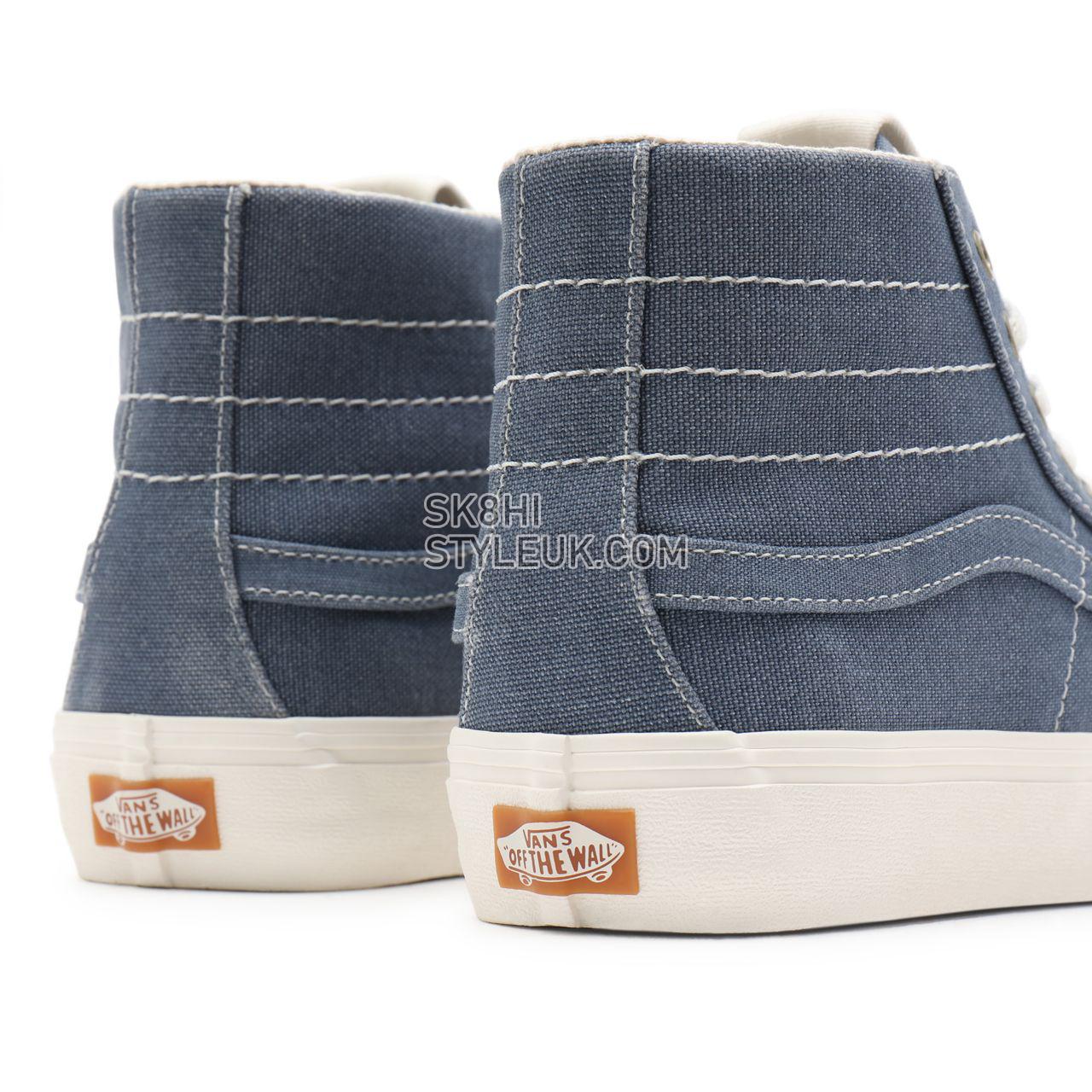 Vans Eco Theory Sk8-Hi 38 Decon Sf Blue Classic Mens Womens - (Eco Theory) cement blue/marshmallow VN0A4UWNA01 Shoes