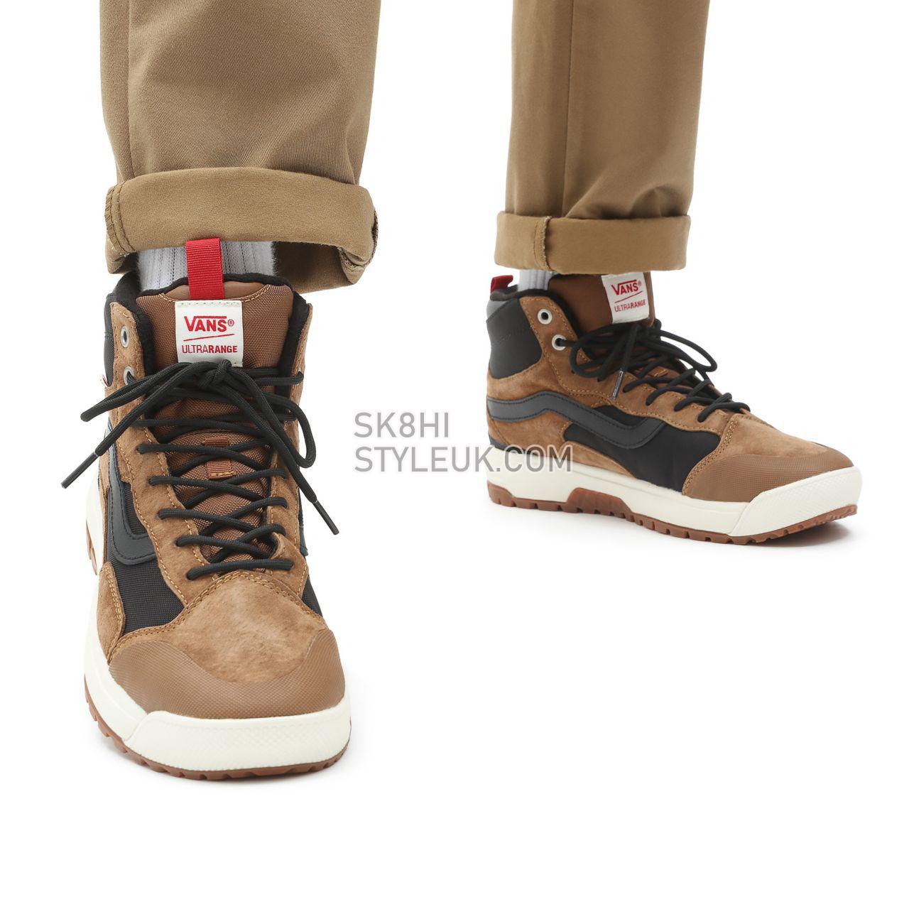 Vans Ultrarange Exo Hi MTE-1 Brown Classic Mens Womens - dachshund/black VN0A5KS5FW6 Shoes