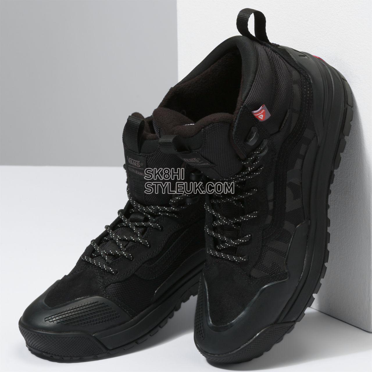 Vans UltraRange Exo Hi Gore-Tex MTE-2 Black Classic Mens Womens - Black/Black VN0A5KS6BKA Shoes