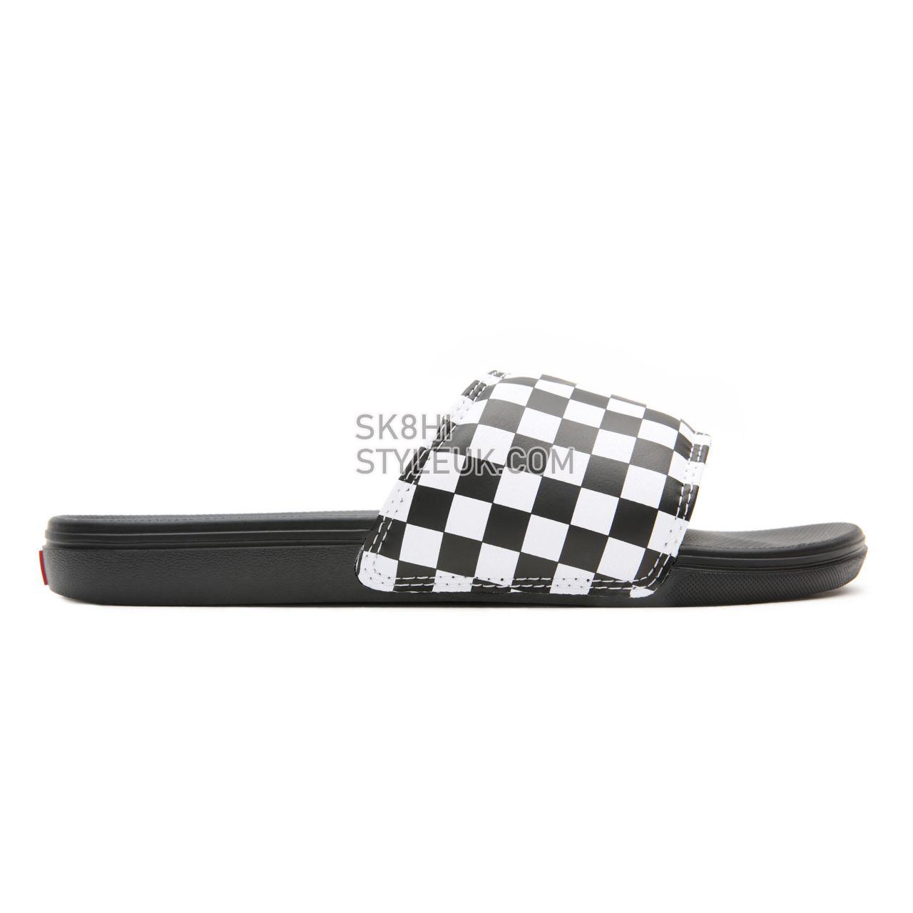 Vans Checkerboard Mens La Costa Slide-On Black Classic Mens Womens - (Checkerboard) True White/Black VN0A5HF527I Shoes