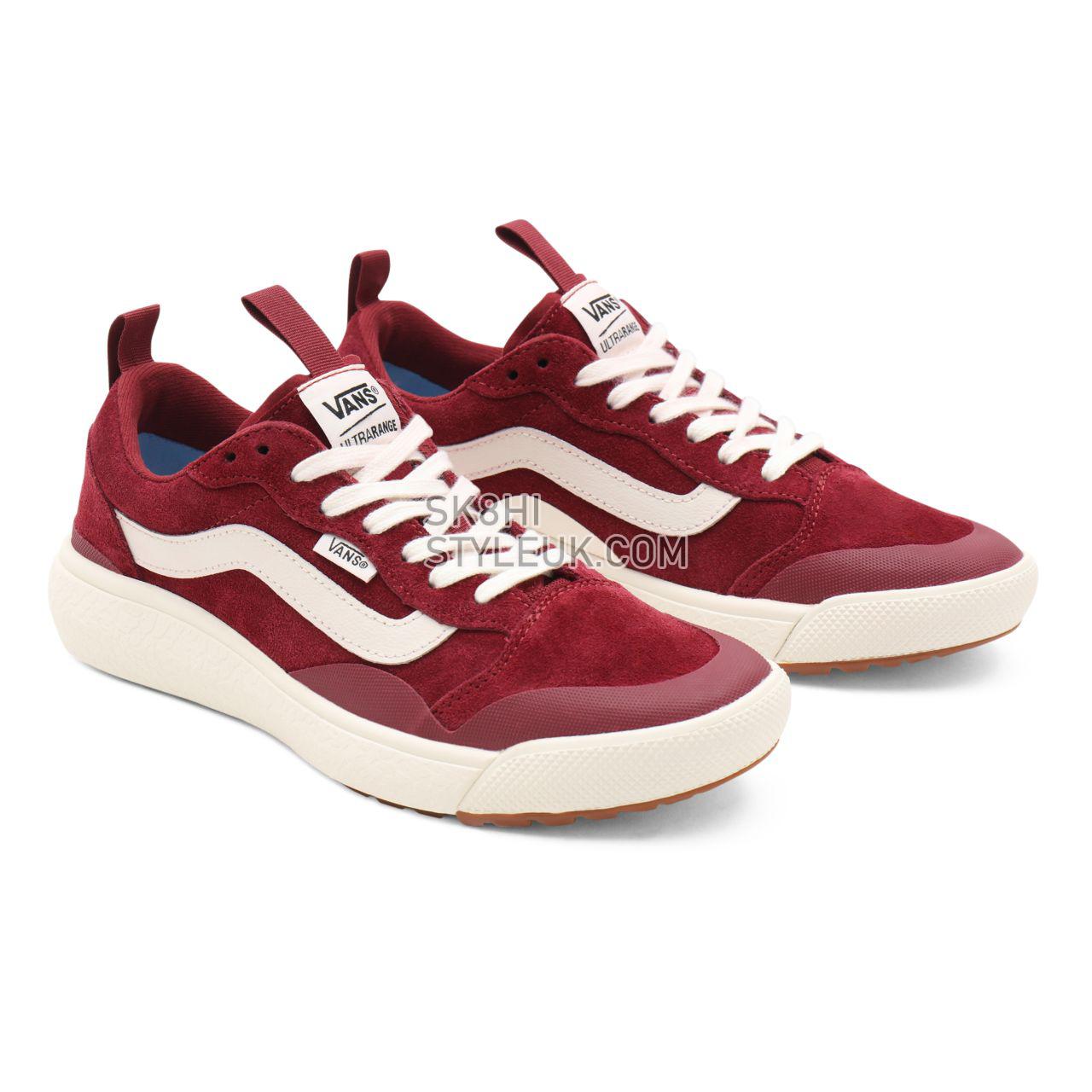 Vans Suede UltraRange Exo Se Red Classic Mens Womens - (Suede) pomegranate VN0A4UWMA2H Shoes